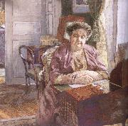 Edouard Vuillard Lakefront Lady painting